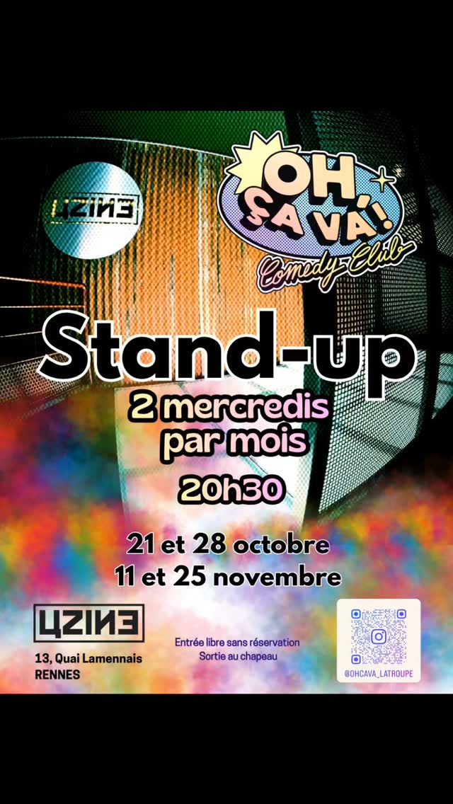 Retrouvez nous 2 mercredis par mois sur la scène de l'@uzine.bar !!!! Prochains RDV : 21 et 28 octob